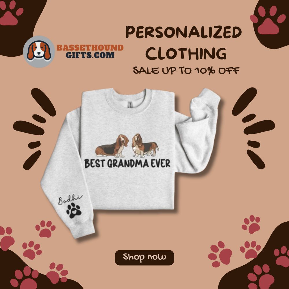 Personalized Basset Hound Clothing Collection